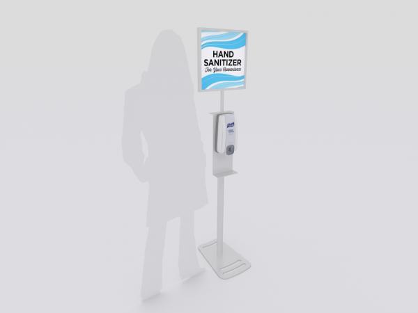 MOD-9002 Hand Sanitizer Stand with Graphic Option